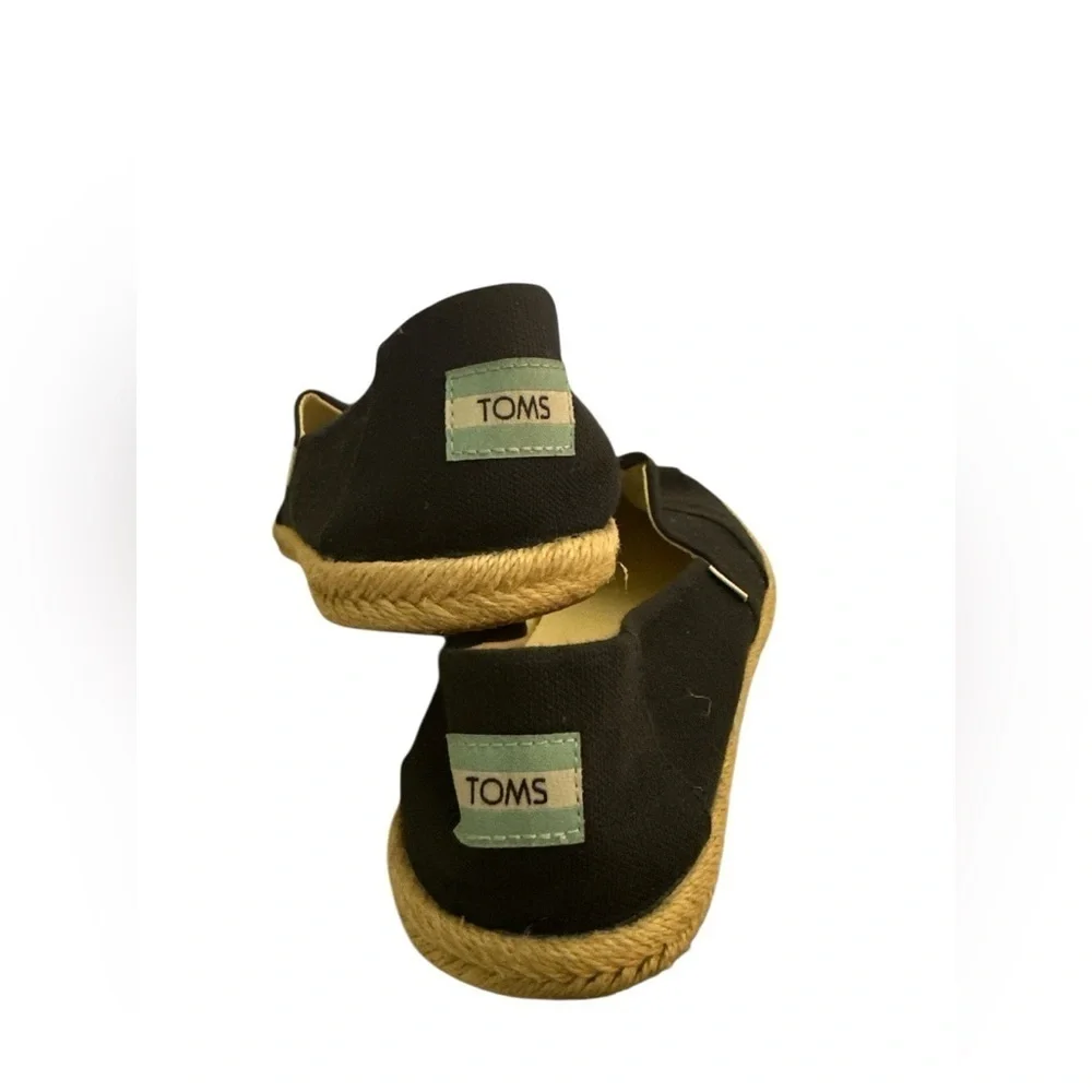 TOMS Dark Blue Alpargata Rope Canvas Espadrille size 9
